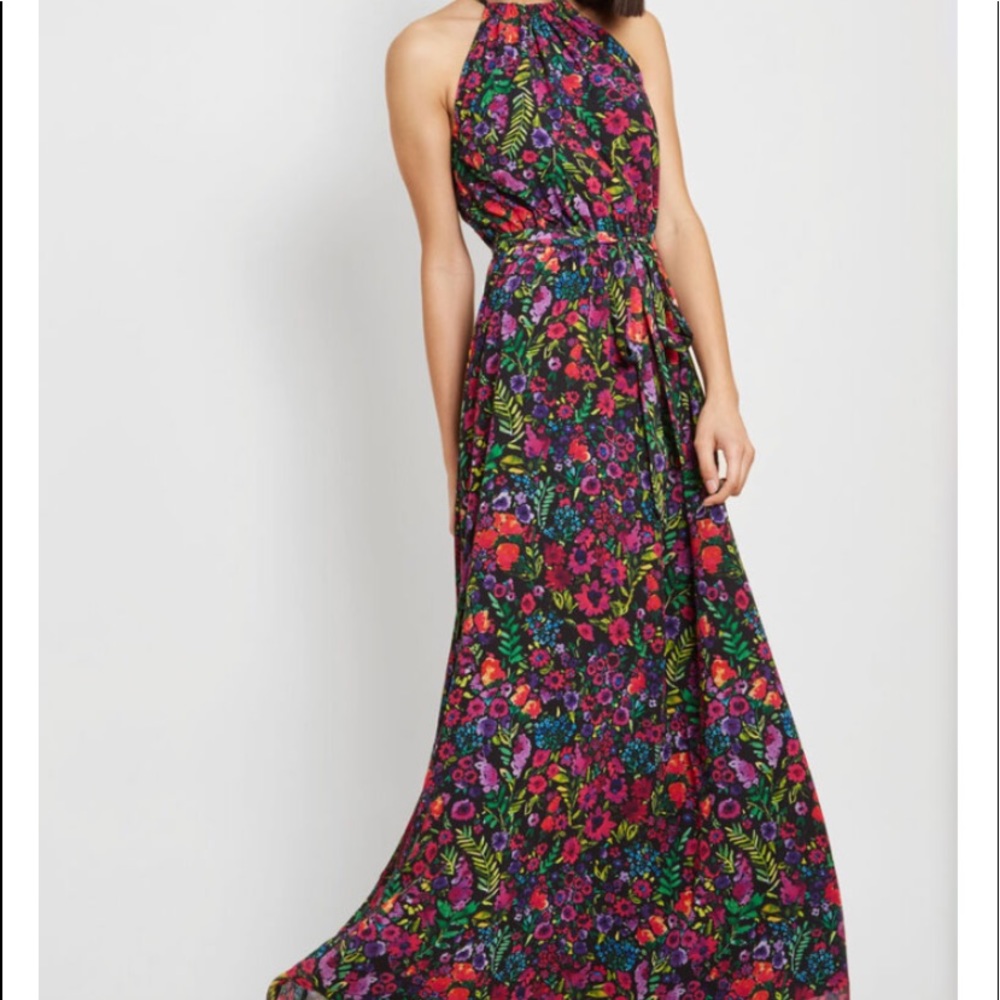 ModCloth Floral Maxi Dress